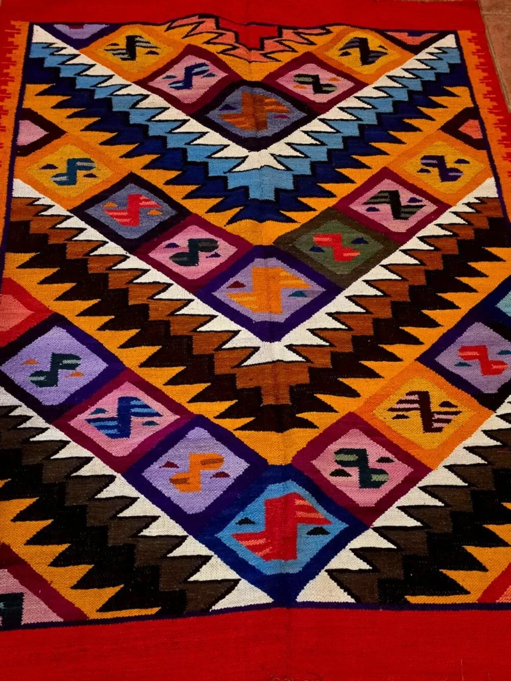 Handwoven Southwestern Wall Hanging | Andean Tapestry | Boho Entryway Decor NEW